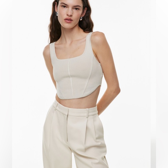 Aritzia Tops - Aritzia Babaton Sculpt Knit Bustier Tank